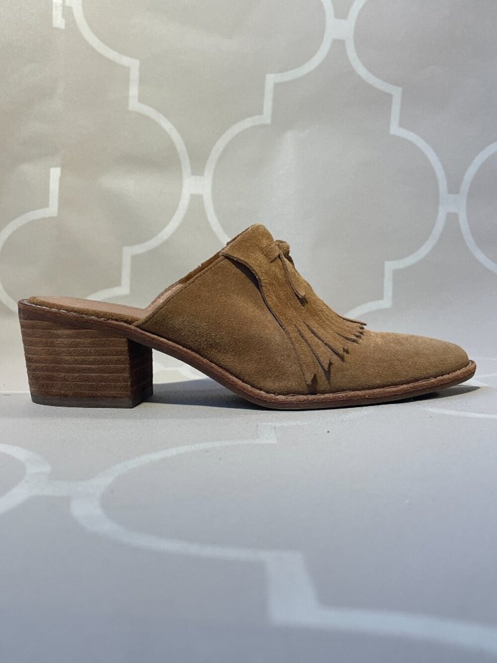 Madewell The Dani Fringed Mule Leather Slip-On Loafers Women's Shoes